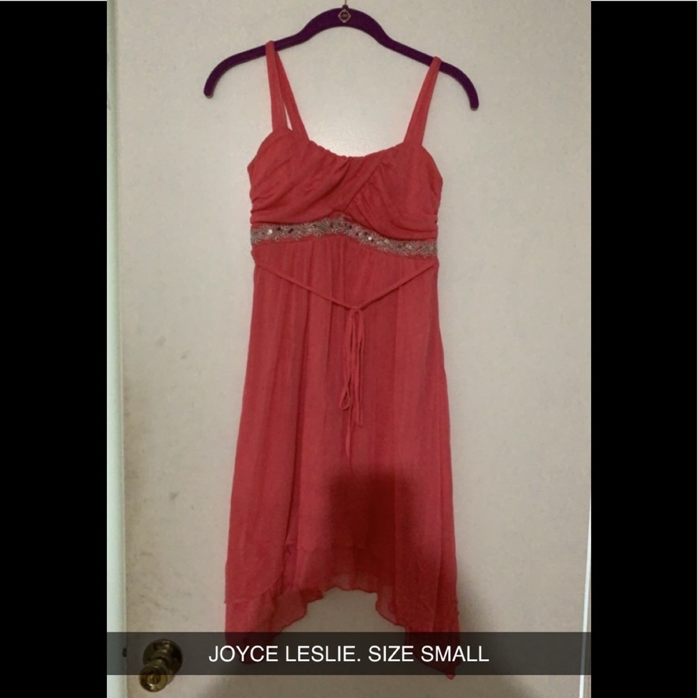 pink joyce leslie dress